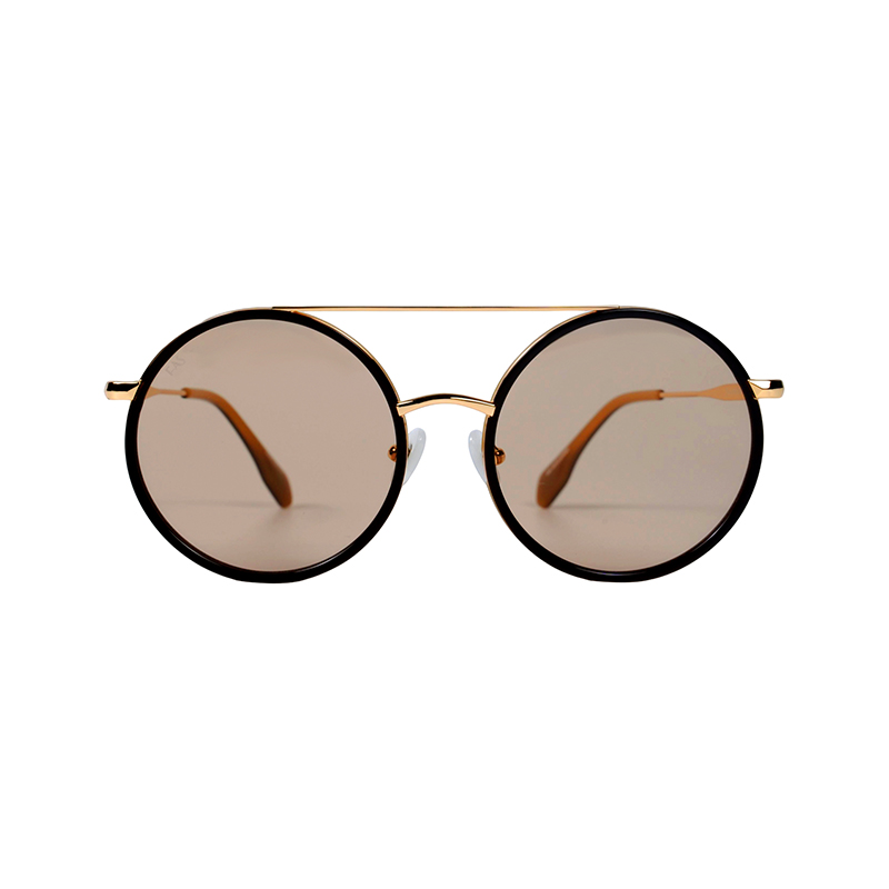 Gold-Coloured Plastic Sunglasses