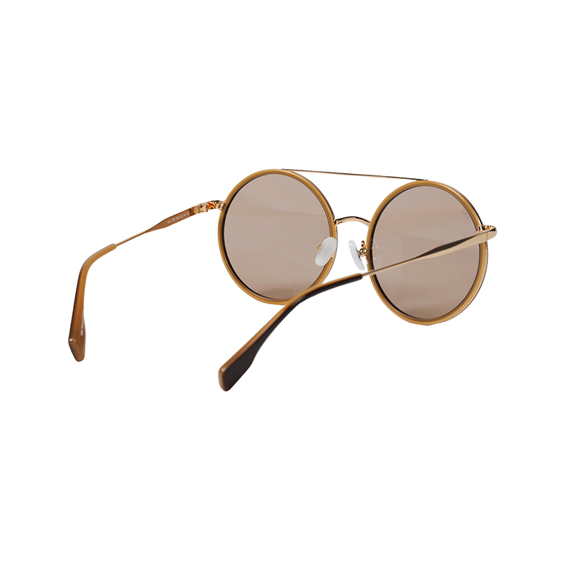 Gold-Coloured Plastic Sunglasses