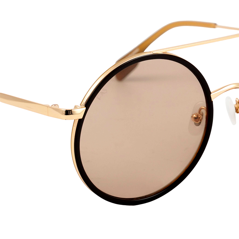 Gold-Coloured Plastic Sunglasses